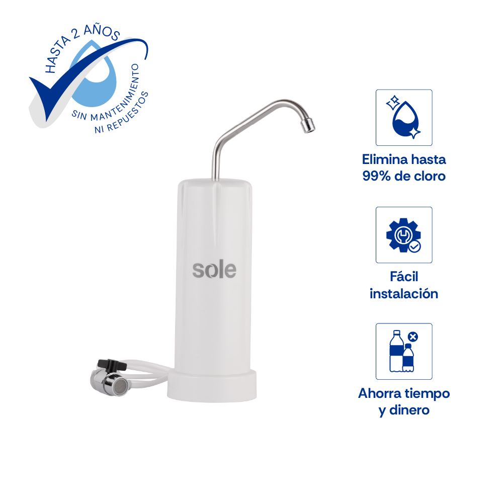 Purificador Alcalinizador Sole Prime Blanco S/ Lavadero